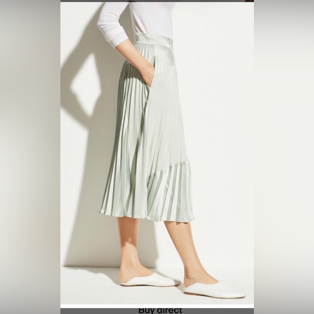 Vince Pleated Skirt - Picture 2 of 12